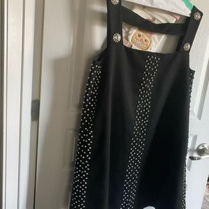 Stine Goya Black Crystal Embellished Dress